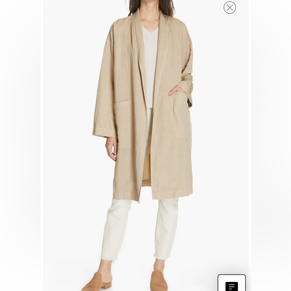 Eileen Fisher Long Kimono Coat